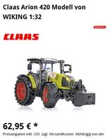 Wiking 1:32 Claas Arion 420 Neu Traktor 7811 Schlepper Modell Baden-Württemberg - Deizisau  Vorschau