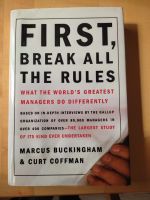 Buch "FIRST, BREAK ALL THE RULES" von Marcus Backingham Bayern - Thannhausen Vorschau