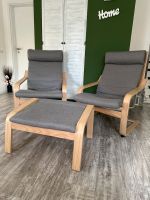 Ikea Poäng Sessel mit Hocker Sachsen-Anhalt - Egeln Vorschau