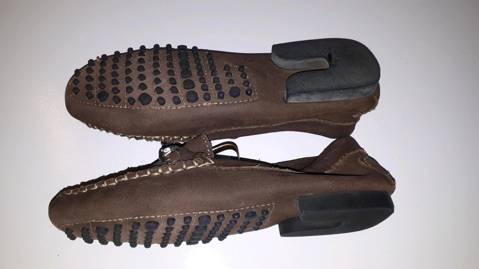 Marc O'Polo Mokassin 36 Schuhe Braun Leder in Heinsberg