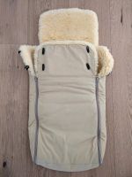 Kinderwagen Fußsack mit Lammfell beige Sachsen - Wilkau-Haßlau Vorschau