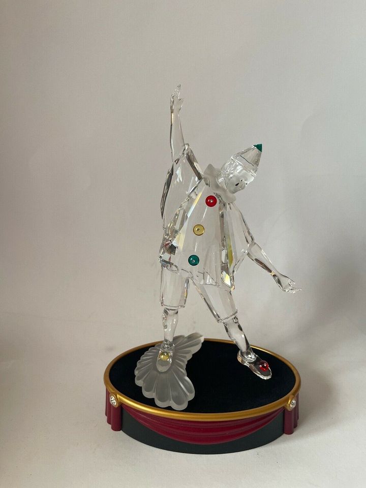 Swarovski Figuren 230586 Jahresfigur Pierrot 1999 mit Podest OVP in Stuhr