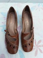 Tamaris Leder Pumps braun Gr.  39 Hessen - Dieburg Vorschau