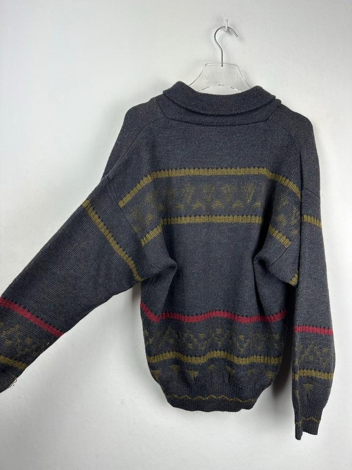 Vintage Half-Zip Sweater - Retro Pullover - Oldschool -90s- Gr. M in Neuenhaus