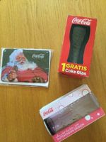 Coca-Cola Coke Glas Pink 2016 Glas 2013 + Blech Karte Schild NEU Niedersachsen - Duderstadt Vorschau