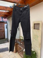 Zara TRF Denim Jeans Jeanshose schwarz ripped löcher skinny Niedersachsen - Goslar Vorschau