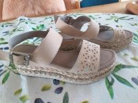 Gabor Plateau Sandalette Gr. 39 beige Baden-Württemberg - Östringen Vorschau