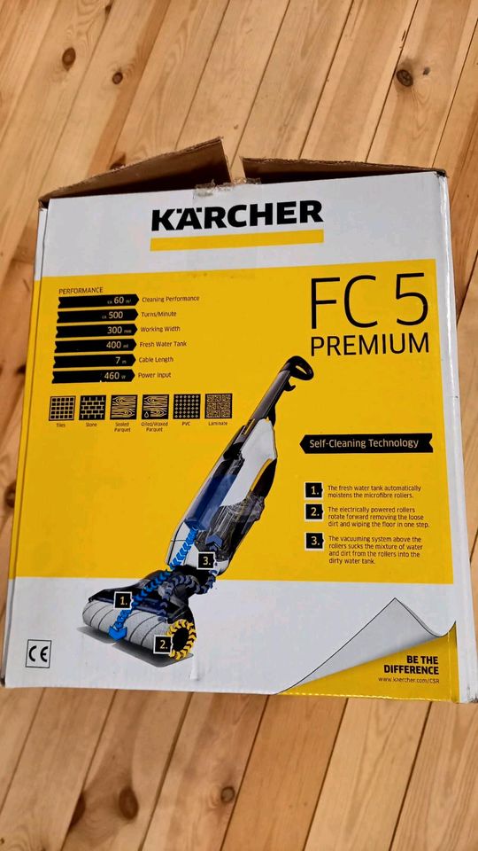 Kärcher FC 5 Premium Hartbodenreiniger, wie neu in Jevenstedt