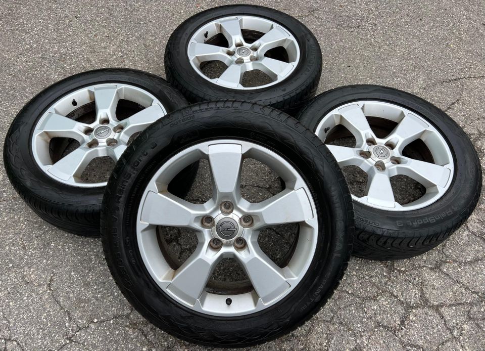 4 ORIGINAL 18" ALUFELGEN OPEL ANTARA 5x115 96941044 7x18  #1GRG in Bad Tölz