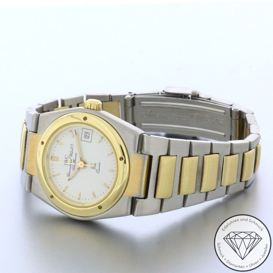 IWC SL Stahl Gold 26mm Damen Quarz Armband Uhr 140296 xxyy in Hannover