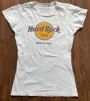 T-Shirt Hard Rock Café weiß Barcelona Hessen - Marburg Vorschau