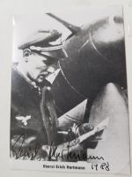 Erich Hartmann (Jagdflieger) original Autogramm auf Foto **rar** Berlin - Reinickendorf Vorschau