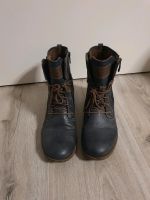 Stiefel Mustang 44 blau neuwertig Stiefeletten Nordrhein-Westfalen - Solingen Vorschau