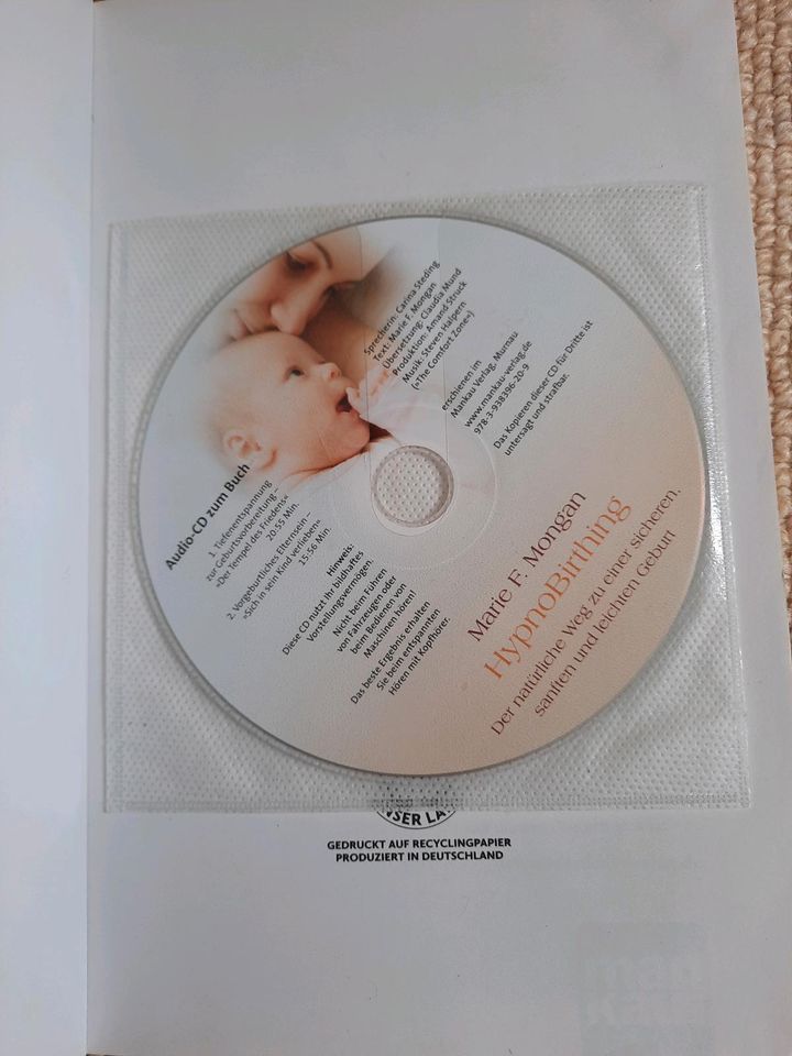Hypnobirth Buch mit CD  Marie Mangan Geburt natürlich in Herbrechtingen
