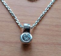 925 Sterling Silber Kette PMB  mit Clip Anhänger Baden-Württemberg - Mannheim Vorschau