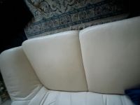 Leder Couch mit Sessel creme wie neu Niedersachsen - Tespe Vorschau