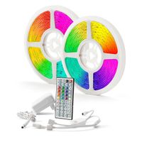 10m LED RGB Strip Set 26W IP44 Netzteil Bewegungsmelder 44-Tasten Niedersachsen - Leese Vorschau