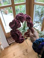 Haarreif gehäkelt handgemacht Rosen Bayern - Aldersbach Vorschau