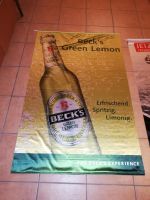 Beck's Green Lemon ❤Flagge Fahne ❤Banner Partyraum Brauerei Bier Niedersachsen - Cloppenburg Vorschau