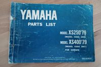 Yamaha XS 250 3N6, XS 400 3N7 1979 - Ersatzteilliste/Parts List Hessen - Dautphetal Vorschau