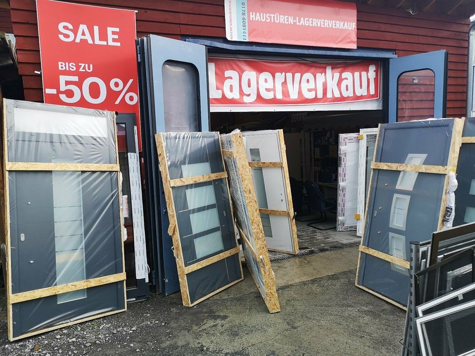 HAUSTÜREN=ALU=NEU Modell Z80-95= FABRIK-LAGERVABVERKAUF=Diese Woche=LANDHAUSSTIL-TÜREN=soiwie viele MODELLE=zum =LAGERRÄUMUNGSVERKAUFzu LAGER bis 80% ab 789-UNSCHLAGBARE-PREISEN= Direkt ab 798.- in Obersulm