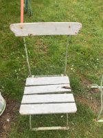 Gartenstühle Vintage Alt klappbar renovierungsbedütftig siehe Niedersachsen - Lengede Vorschau