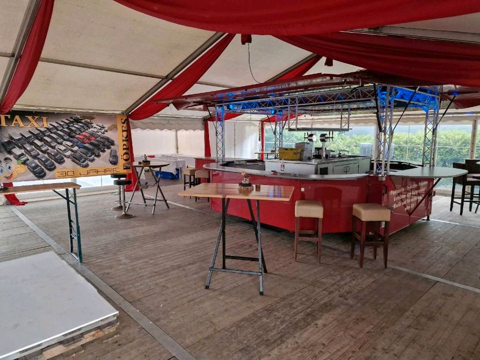 Partyzelt Festzelt Pagode Hochzeit mit Catering Getränke Service in Esens