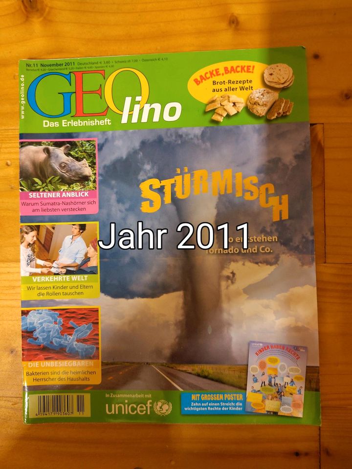Geolino Hefte + Geolino DVD / Ausgaben aus älteren Jahrgänge in Puderbach