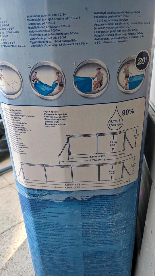 Bestway Steel Pro Pool 4m x 2,11m x 81cm in Bocholt