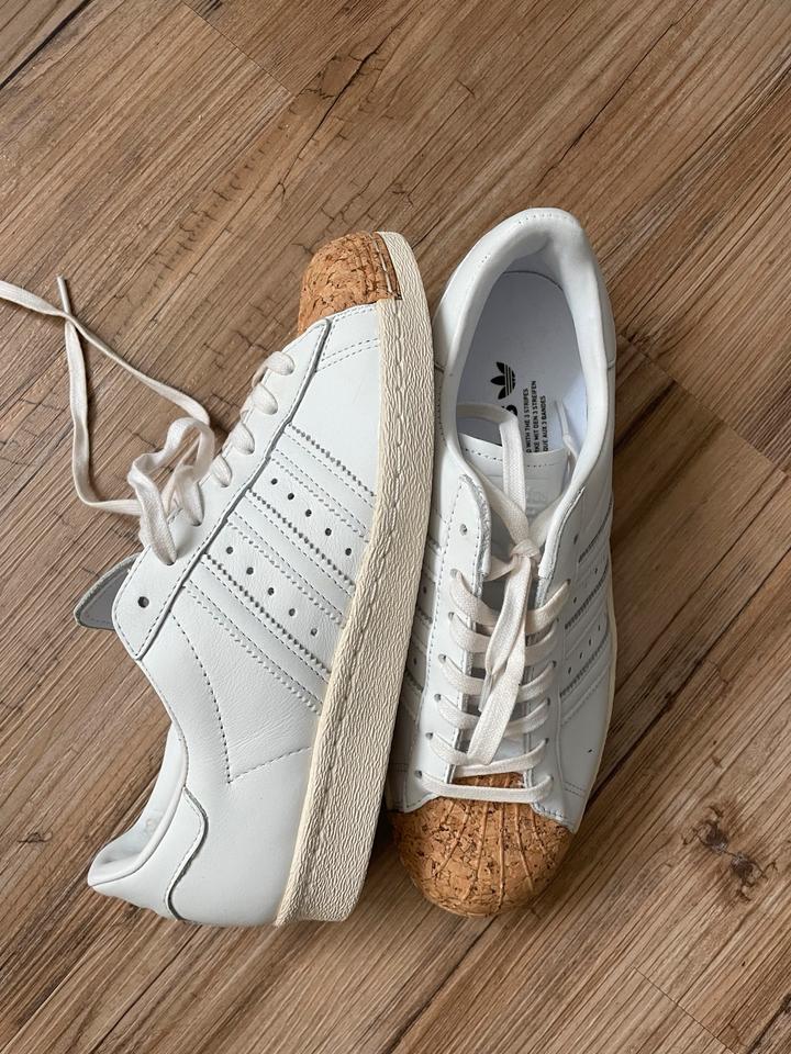 Adidas Originals Superstar weiB Kork neu 39 1 3