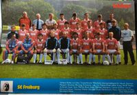 Mannschaftsposter SC Freiburg 1989/90 Rheinland-Pfalz - Andernach Vorschau