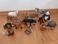 Schleich 14 Tiere neu und mit Fähnchen Panda Cobra Faultier Tiger Baden-Württemberg - Gaggenau Vorschau