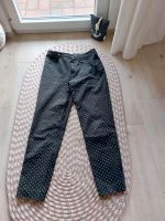 Neuwertig Mergler Damen Stretch Hose Gr.44 schwarz/ weiße Punkte Schleswig-Holstein - Schönhorst Vorschau