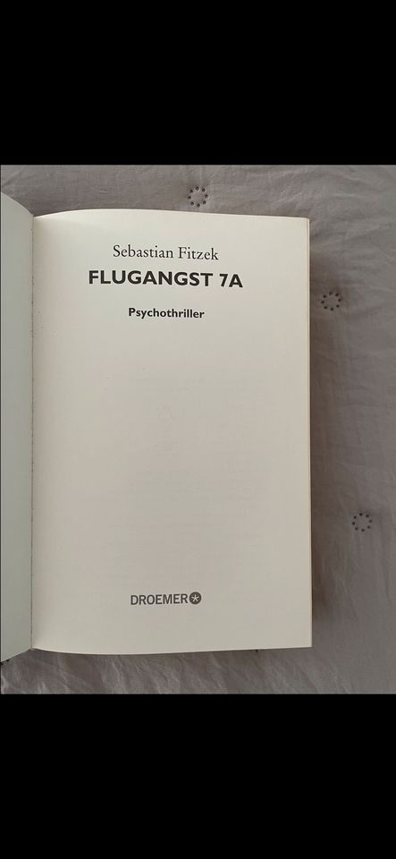Flugangst 7A Sebastian Fitzek in Troisdorf