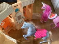 Barbie Pferd Einhorn mit Stall bespielt Baden-Württemberg - Wutöschingen Vorschau