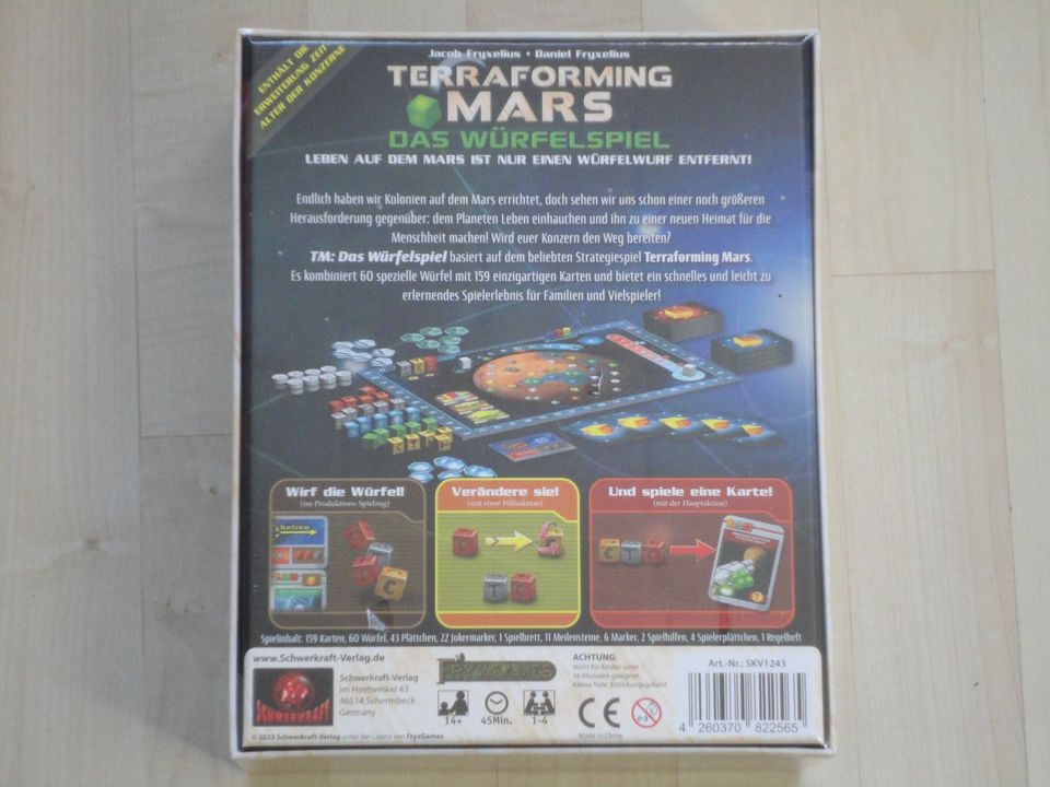 Terraforming Mars: Das Würfelspiel, Terraforming Mars, Schwerkraft