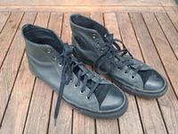 Converse Chucks high * Leder * schwarz * Gr. 40 Nordrhein-Westfalen - Wachtendonk Vorschau