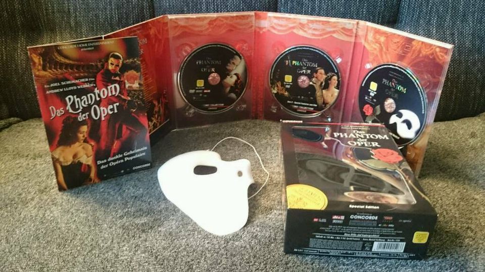 Das Phantom der Oper (Special Edition) (3 DVD's + Maske) (2005) in Leipzig