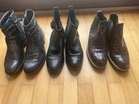 Stiefeletten Echtleder schwarz braun Kroko 38 Saarland - Bous Vorschau