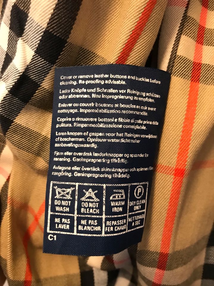 Burberry Trenchcoat Mantel L -xl grün grau in Ottobrunn