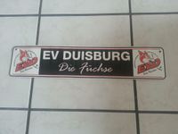 EVD Schild EV Duisburg Füchse (DEL, NHL, Oberliga West) Duisburg - Duisburg-Mitte Vorschau