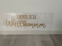Schild Herzlich Willkommen Acryl 70,5 x 40 cm Hochzeit Schleswig-Holstein - Kiel Vorschau