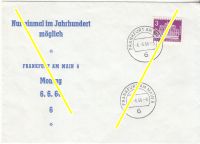 Briefumschlag Frankfurt 6 am 6.6.66 nur 1x im Jahrhundert Marke Niedersachsen - Wolfenbüttel Vorschau