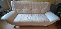 Ledercouch beige, 3 Sitzer Frankfurt am Main - Bockenheim Vorschau