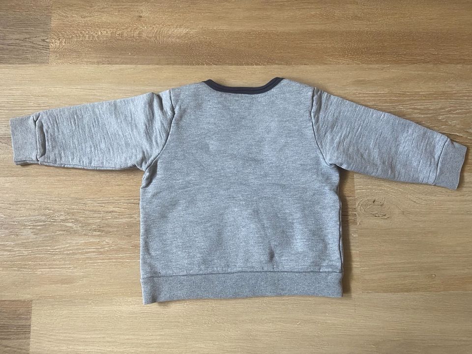 Petit Bateau Sweatshirt Pullover in Größe 80 / grau in Lemgo