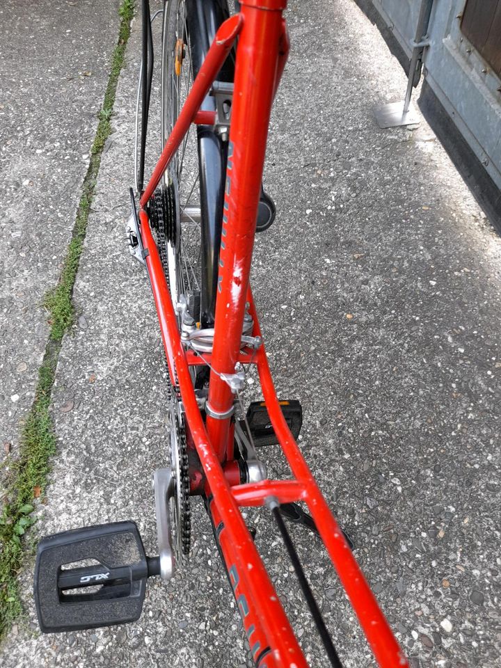Peugeot Neuilly vintage Fahrrad Halbrenner Damenrad Rot in Niederkassel