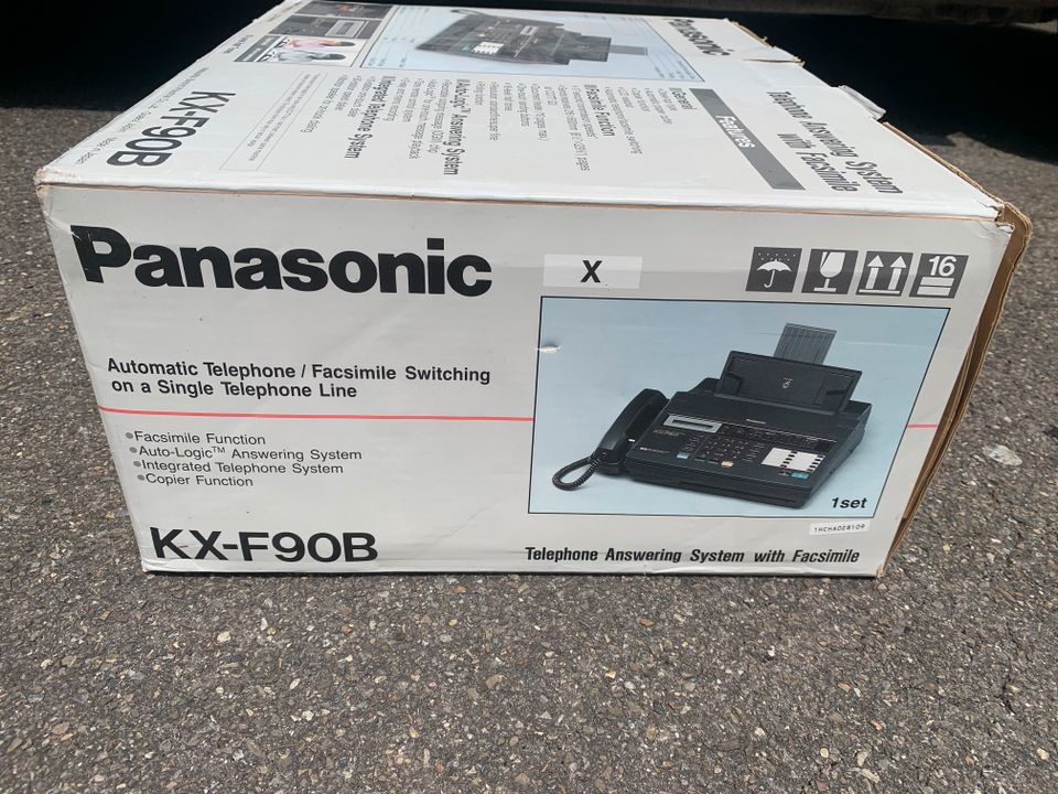 Faxgerät Telefon Anrufbeantworter Panasonic KX-F90 B in Neu Ulm