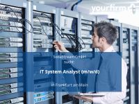 IT System Analyst (m/w/d) | Frankfurt am Main Frankfurt am Main - Rödelheim Vorschau
