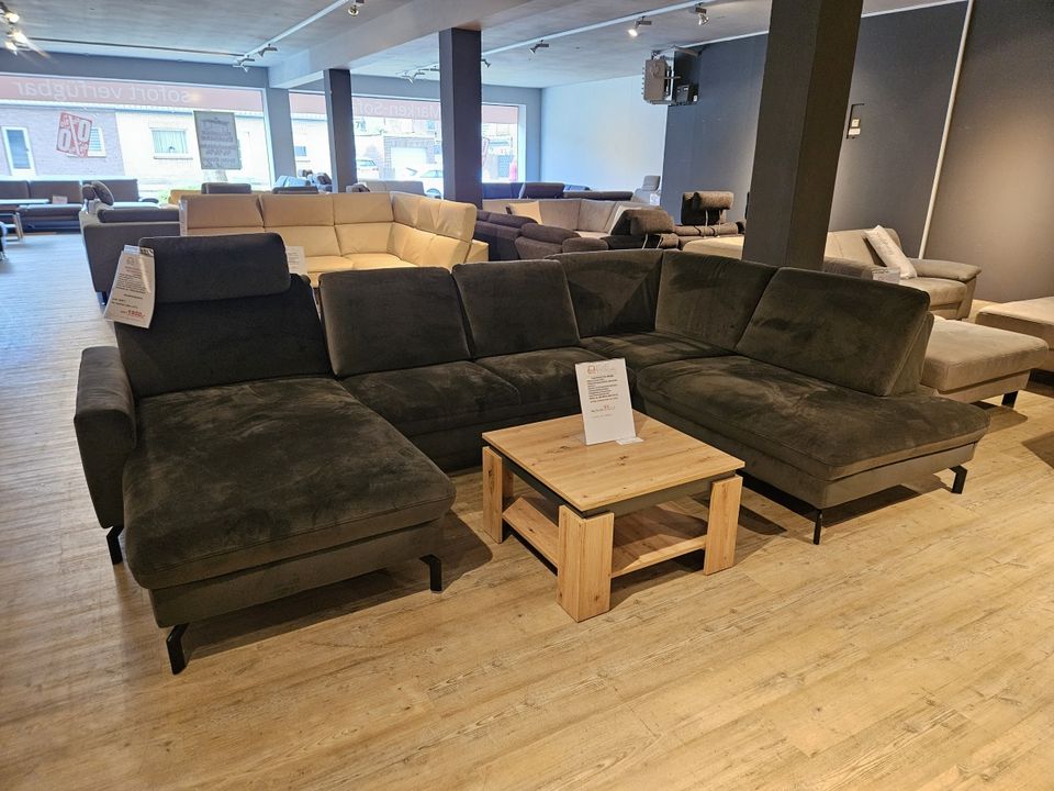 NEU Wohnlandschaft Couch Sofa 2x Sitztiefenverstellung Federkern in Bocholt