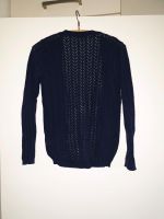 Blaue Strickjacke mit schönem Strickmuster Niedersachsen - Scharnebeck Vorschau